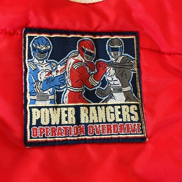 Power💥 Rangers! Go Go Power Rangers Patches! 🚀 Quilted Vest With Corduroy. - Picture 4 of 17